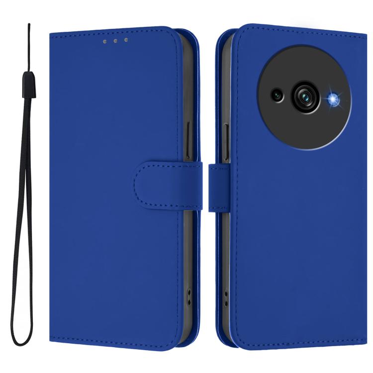Skin Feel Solid Color Leather Phone Case with Lanyard, For Oukitel C59 / C59 Pro, For Oukitel C57s