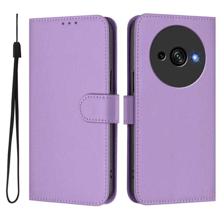 Skin Feel Solid Color Leather Phone Case with Lanyard, For Oukitel C59 / C59 Pro, For Oukitel C57s