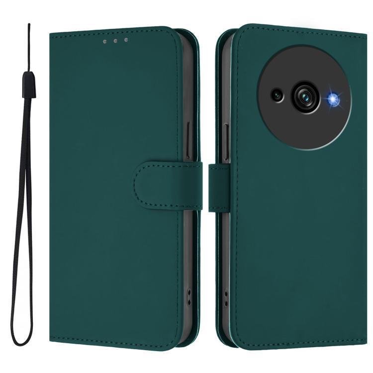 Skin Feel Solid Color Leather Phone Case with Lanyard, For Oukitel C59 / C59 Pro, For Oukitel C57s