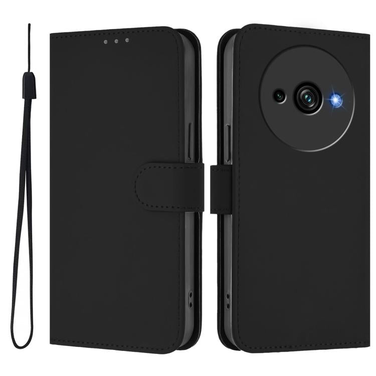 Skin Feel Solid Color Leather Phone Case with Lanyard, For Oukitel C59 / C59 Pro, For Oukitel C57s