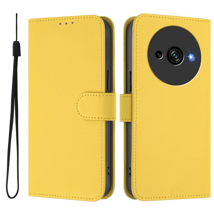 Skin Feel Solid Color Leather Phone Case with Lanyard, For Oukitel C59 / C59 Pro, For Oukitel C57s