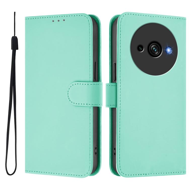 Skin Feel Solid Color Leather Phone Case with Lanyard, For Oukitel C59 / C59 Pro, For Oukitel C57s