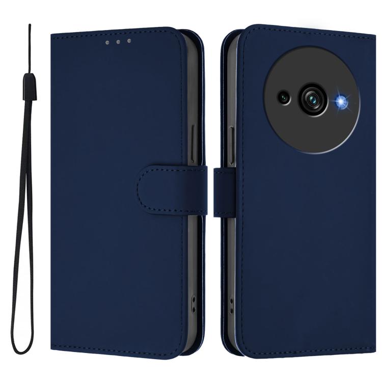 Skin Feel Solid Color Leather Phone Case with Lanyard, For Oukitel C59 / C59 Pro, For Oukitel C57s
