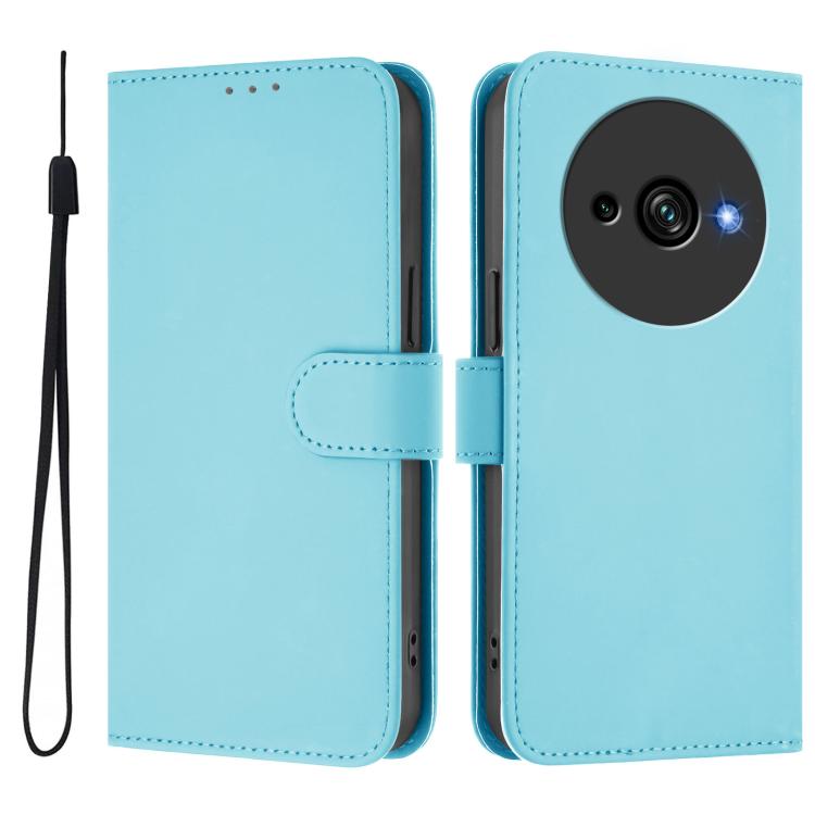 Skin Feel Solid Color Leather Phone Case with Lanyard, For Oukitel C59 / C59 Pro, For Oukitel C57s