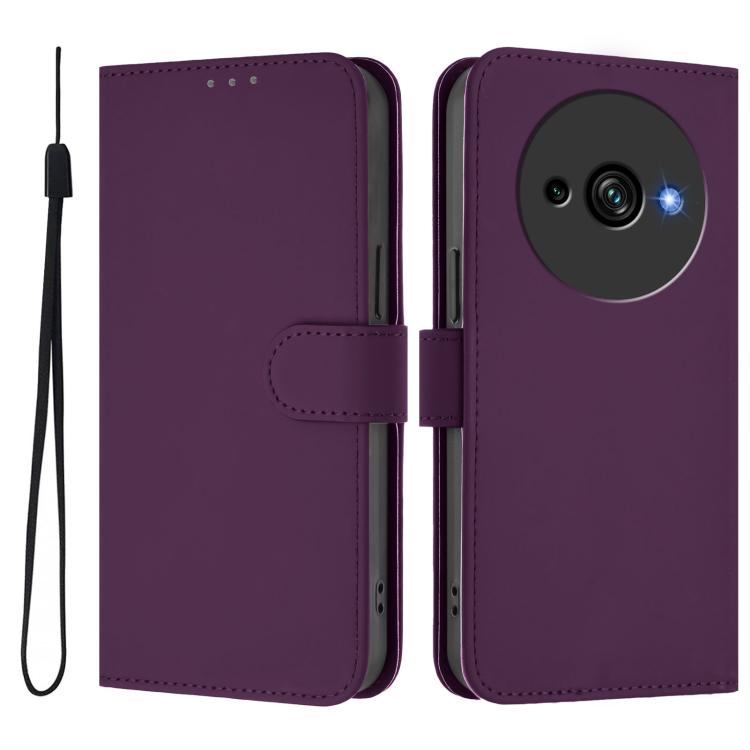 Skin Feel Solid Color Leather Phone Case with Lanyard, For Oukitel C59 / C59 Pro, For Oukitel C57s