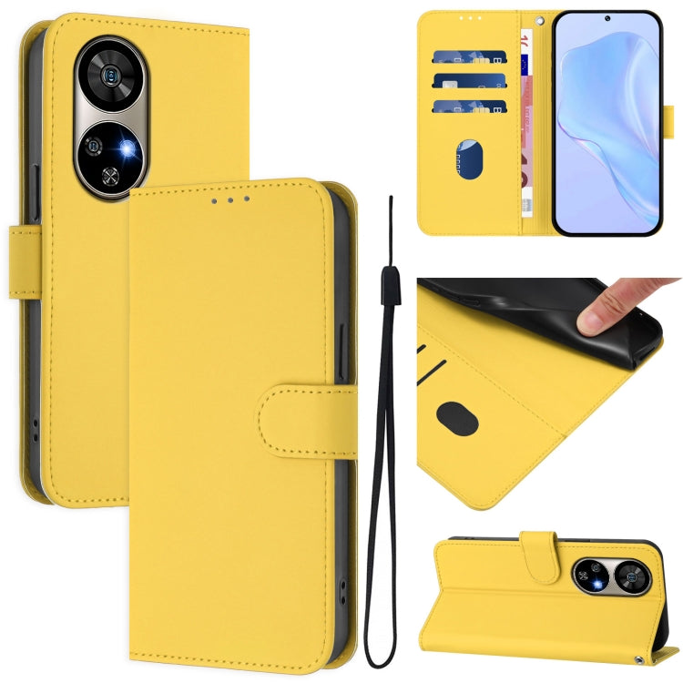 Skin Feel Solid Color Leather Phone Case with Lanyard, For Ulefone Note 17 Pro, For Ulefone Note 18 Ultra