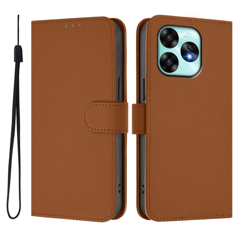 Skin Feel Solid Color Leather Phone Case with Lanyard, For Umidigi A15 / A15C / A15T, For Umidigi G9 5G