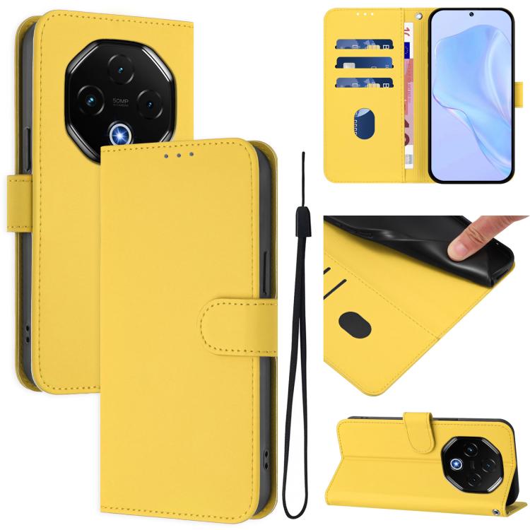 Skin Feel Solid Color Leather Phone Case with Lanyard, For Umidigi G100X 5G / 4G, For Umidigi G100 Pro