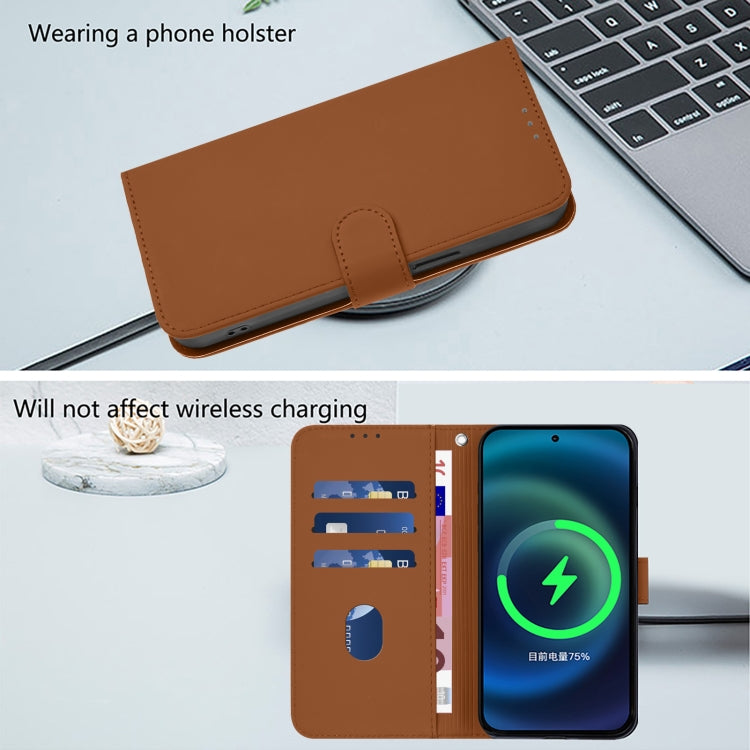 Skin Feel Solid Color Leather Phone Case with Lanyard, For Redmi A1 4G Global / A2 4G, For Redmi Note 12 Explorer