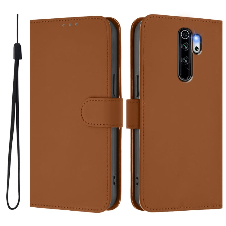Skin Feel Solid Color Leather Phone Case with Lanyard, For Redmi Note 8 Pro, For Redmi Note 7 / 7 Pro / 7S