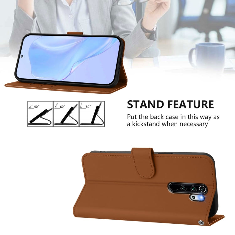 Skin Feel Solid Color Leather Phone Case with Lanyard, For Redmi Note 8 Pro, For Redmi Note 7 / 7 Pro / 7S