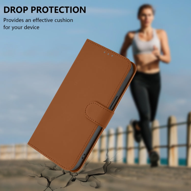 Skin Feel Solid Color Leather Phone Case with Lanyard, For Redmi Note 11 4G Global, For Redmi A1+ 4G / A2+
