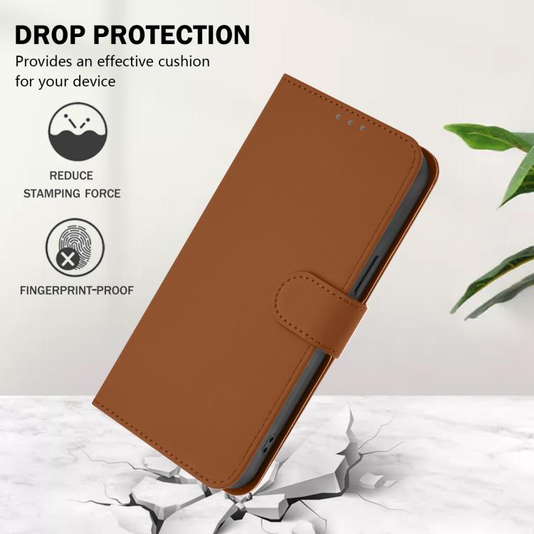 Skin Feel Solid Color Leather Phone Case with Lanyard, For Redmi Note 15 Pro+ 5G Global 163.3mm, For Redmi Note 15 4G / 5G Global 164mm