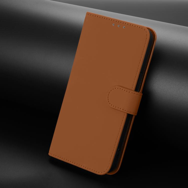 Skin Feel Solid Color Leather Phone Case with Lanyard, For Redmi Note 15 Pro 5G Global 163.6mm, For Redmi 15 5G Global / 15 4G SEA 169.5mm