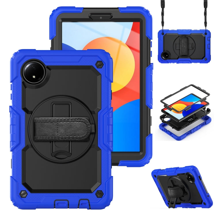 Turntable Holder Silicone Hybrid PC Tablet Case with Shoulder Strap, For Xiaomi Redmi Pad 2 SE 9.7 2026, For Xiaomi Redmi Pad 2, For Xiaomi Redmi Pad SE 8.7 2024