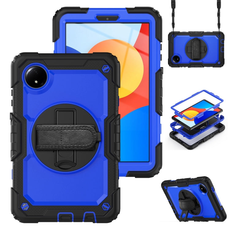 Turntable Holder Silicone Hybrid PC Tablet Case with Shoulder Strap, For Xiaomi Redmi Pad 2 SE 9.7 2026, For Xiaomi Redmi Pad 2, For Xiaomi Redmi Pad SE 8.7 2024