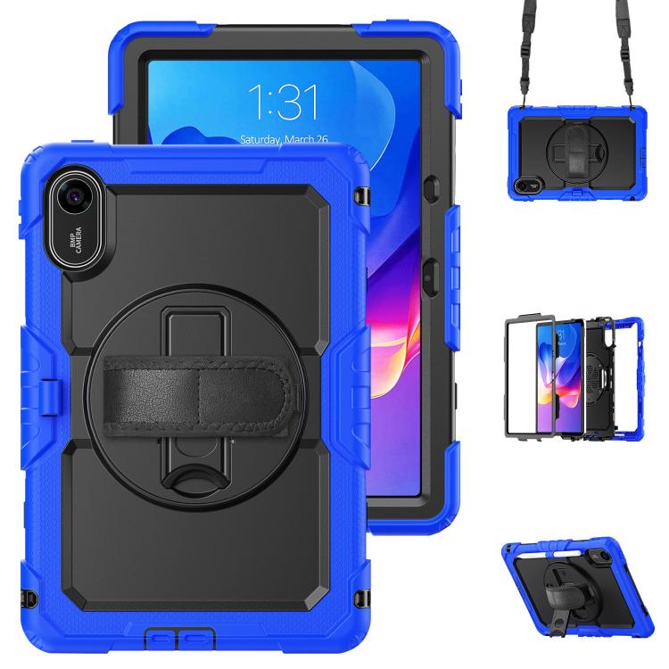 Turntable Holder Silicone Hybrid PC Tablet Case with Shoulder Strap, For Xiaomi Redmi Pad 2 SE 9.7 2026, For Xiaomi Redmi Pad 2, For Xiaomi Redmi Pad SE 8.7 2024