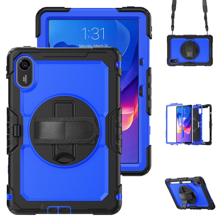 Turntable Holder Silicone Hybrid PC Tablet Case with Shoulder Strap, For Xiaomi Redmi Pad 2 SE 9.7 2026, For Xiaomi Redmi Pad 2, For Xiaomi Redmi Pad SE 8.7 2024