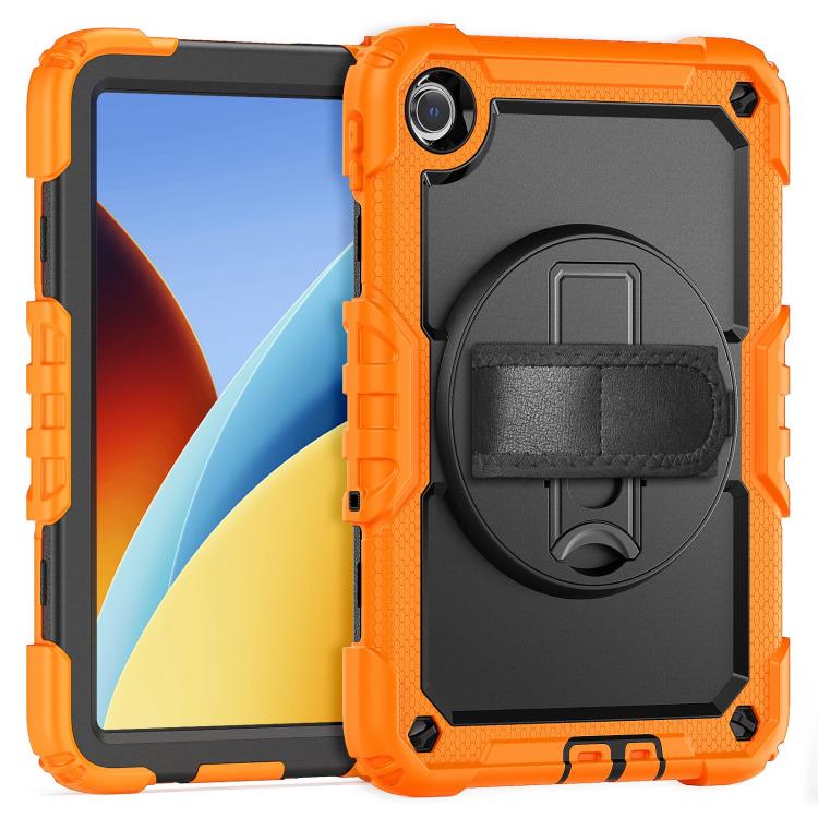 Turntable Holder Silicone Hybrid PC Tablet Case with Shoulder Strap, For Xiaomi Redmi Pad 2 SE 9.7 2026, For Xiaomi Redmi Pad 2, For Xiaomi Redmi Pad SE 8.7 2024