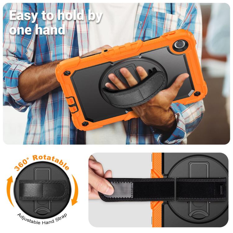 Turntable Holder Silicone Hybrid PC Tablet Case with Shoulder Strap, For Xiaomi Redmi Pad 2 SE 9.7 2026, For Xiaomi Redmi Pad 2, For Xiaomi Redmi Pad SE 8.7 2024