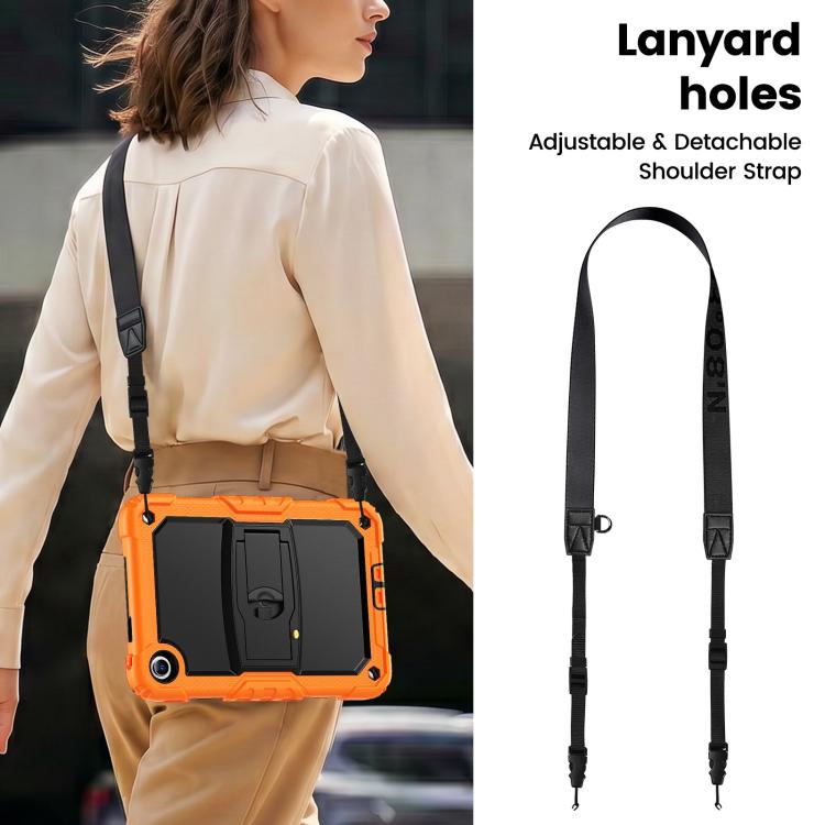 Silicone Hydric PC Tablet Case with Shoulder Strap & Holder, For Xiaomi Redmi Pad 2 SE 9.7 2026, For Xiaomi Redmi Pad 2 11 2025, For Xiaomi Redmi Pad SE 8.7 2024