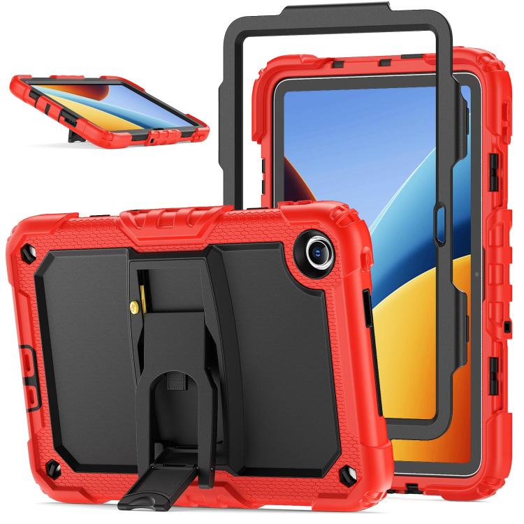 Silicone Hydric PC Tablet Case with Shoulder Strap & Holder, For Xiaomi Redmi Pad 2 SE 9.7 2026, For Xiaomi Redmi Pad 2 11 2025, For Xiaomi Redmi Pad SE 8.7 2024