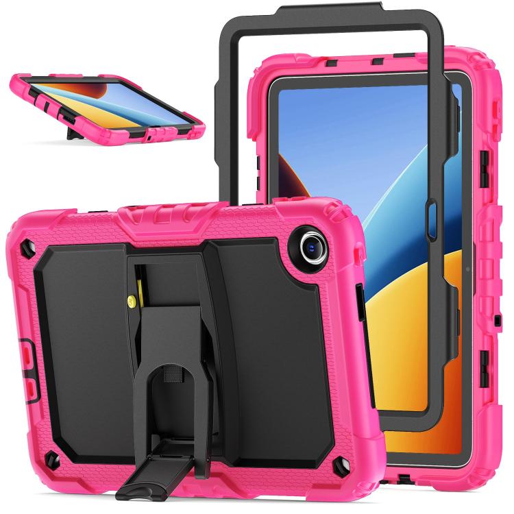 Silicone Hydric PC Tablet Case with Shoulder Strap & Holder, For Xiaomi Redmi Pad 2 SE 9.7 2026, For Xiaomi Redmi Pad 2 11 2025, For Xiaomi Redmi Pad SE 8.7 2024