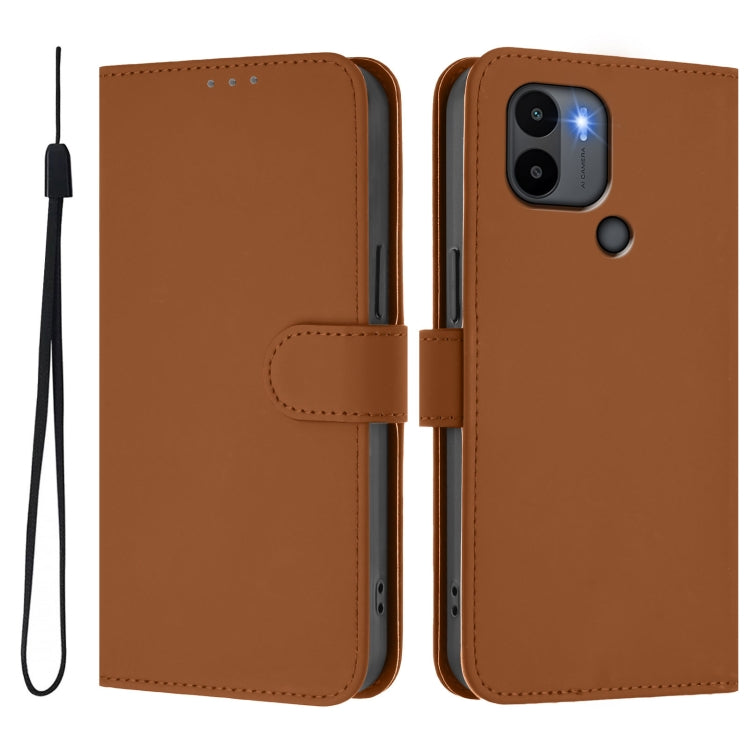 Skin Feel Solid Color Leather Phone Case with Lanyard, For Xiaomi Poco C50 4G / C51, For Xiaomi 13 Ultra