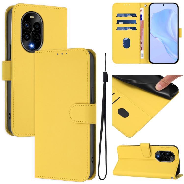 Skin Feel Solid Color Leather Phone Case with Lanyard, For Huawei Nova 13 Pro, For Huawei Nova 13 / Nova 12