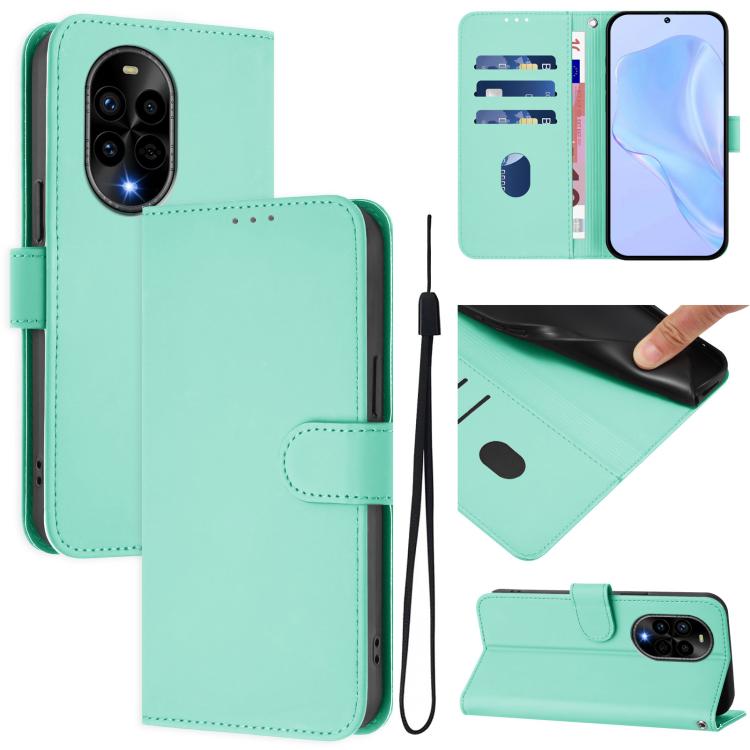 Skin Feel Solid Color Leather Phone Case with Lanyard, For Huawei Nova 13 Pro, For Huawei Nova 13 / Nova 12