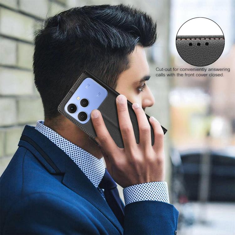 Litchi Texture RFID Anti-theft Leather Phone Case, For Tecno Spark 40 4G, For Tecno Pova 7 Ultra 5G, For Tecno Camon 40 Pro 4G, For Tecno Camon 40, For Tecno Camon 40 Pro 5G, For Tecno POP 9 5G / Spark 30C 5G, For Tecno Pova 6 Neo 5G / Spark 30 5G     ...