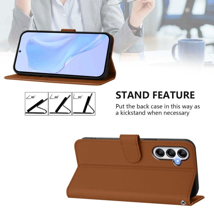Skin Feel Solid Color Leather Phone Case with Lanyard, For Samsung Galaxy A14 5G / 4G, For Samsung Galaxy A34 5G