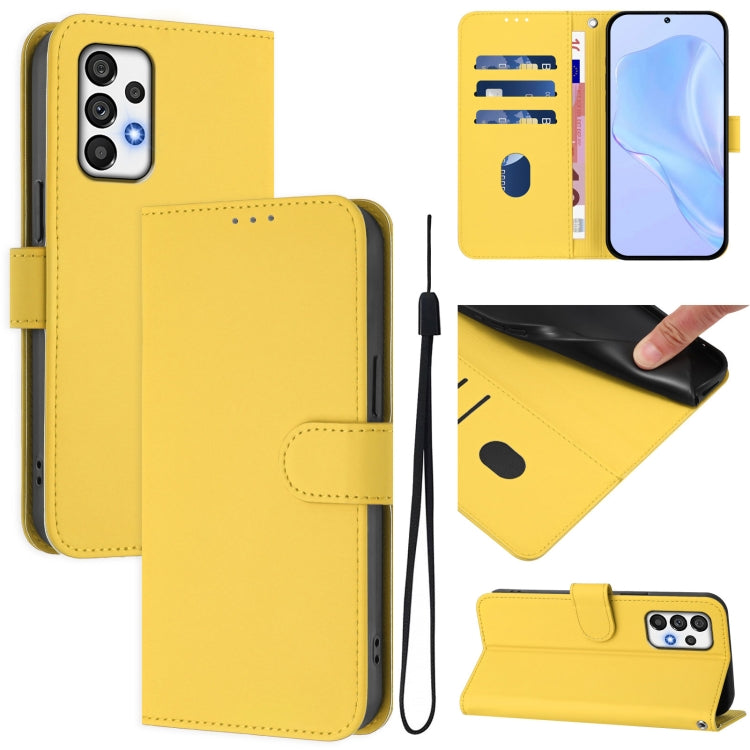 Skin Feel Solid Color Leather Phone Case with Lanyard, For Samsung Galaxy A72 5G / 4G, For Samsung Galaxy A02s 164mm