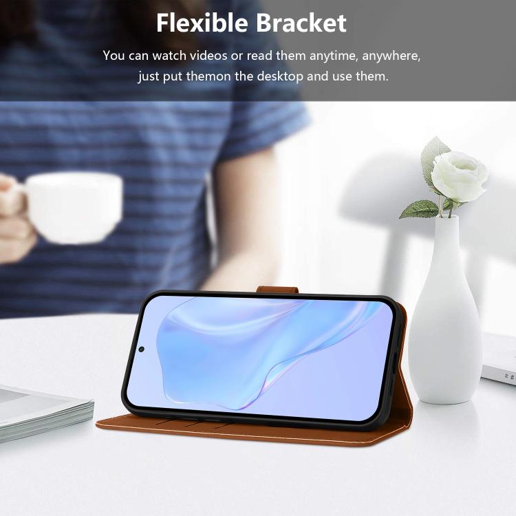 Skin Feel Solid Color Leather Phone Case with Lanyard, For Realme 15 / 15 Pro 5G Global, For Realme C71 4G Global