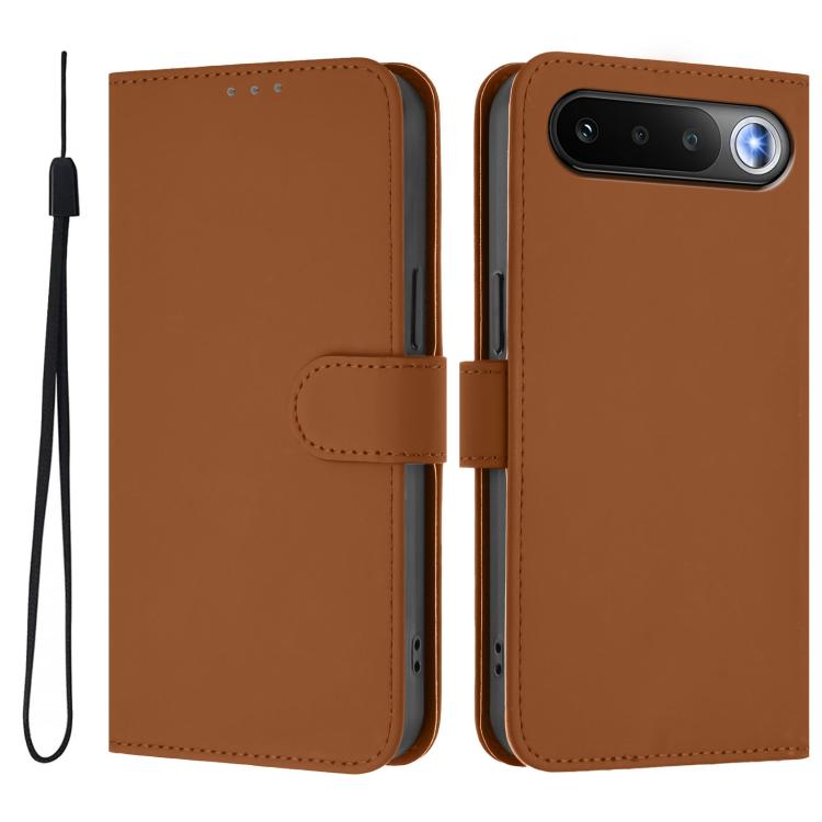 Skin Feel Solid Color Leather Phone Case with Lanyard, For Realme C83 5G india / C85 5G, For Realme 16 5G Global