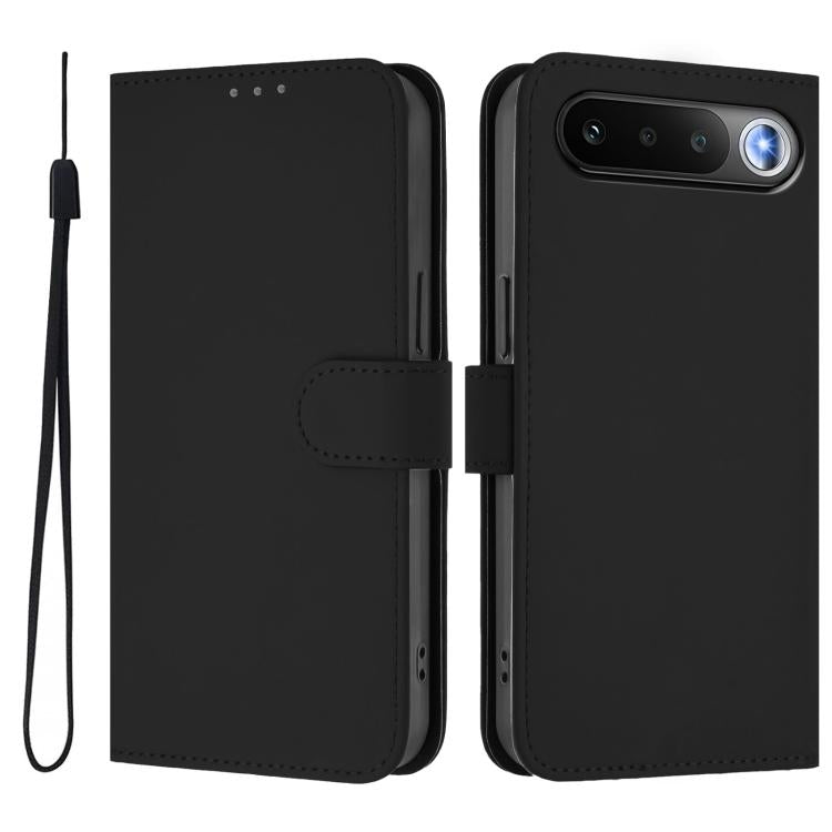 Skin Feel Solid Color Leather Phone Case with Lanyard, For Realme C83 5G india / C85 5G, For Realme 16 5G Global