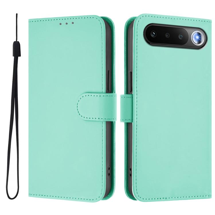 Skin Feel Solid Color Leather Phone Case with Lanyard, For Realme C83 5G india / C85 5G, For Realme 16 5G Global