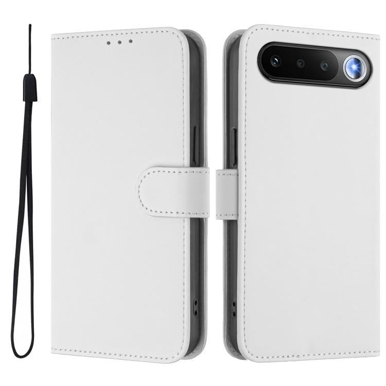 Skin Feel Solid Color Leather Phone Case with Lanyard, For Realme C83 5G india / C85 5G, For Realme 16 5G Global