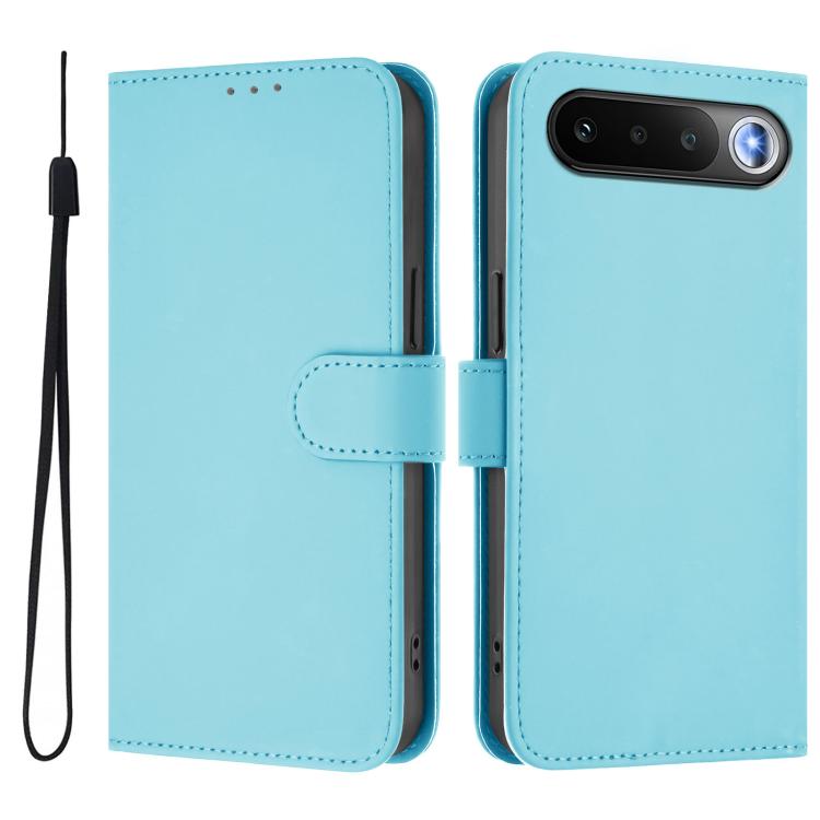 Skin Feel Solid Color Leather Phone Case with Lanyard, For Realme C83 5G india / C85 5G, For Realme 16 5G Global