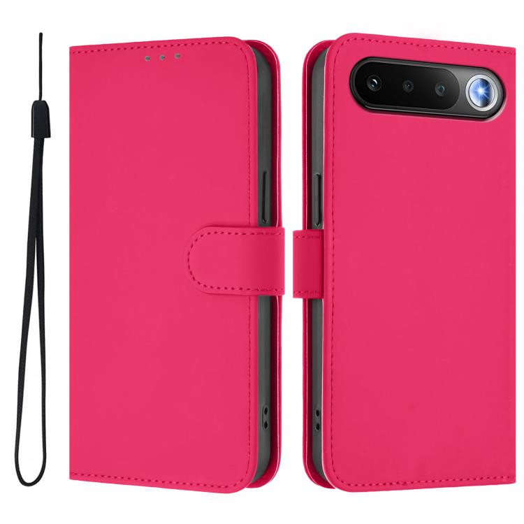Skin Feel Solid Color Leather Phone Case with Lanyard, For Realme C83 5G india / C85 5G, For Realme 16 5G Global