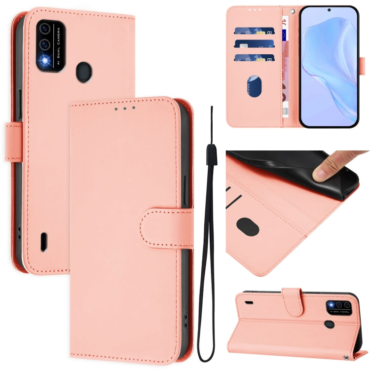 Skin Feel Solid Color Leather Phone Case with Lanyard, For OPPO A98 5G / F23 5G India, For OPPO Find X8 Pro