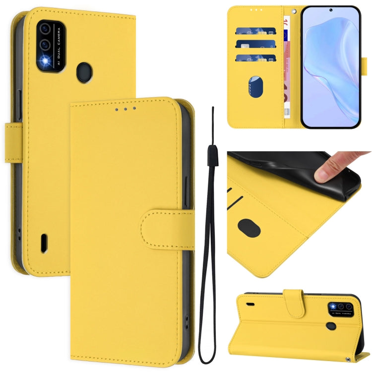 Skin Feel Solid Color Leather Phone Case with Lanyard, For OPPO A98 5G / F23 5G India, For OPPO Find X8 Pro