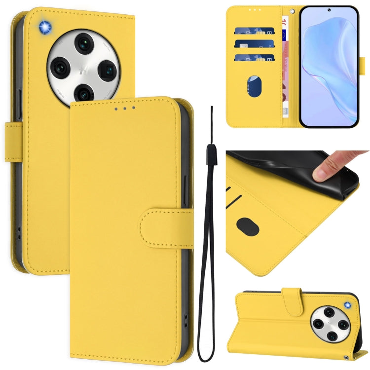 Skin Feel Solid Color Leather Phone Case with Lanyard, For OPPO A98 5G / F23 5G India, For OPPO Find X8 Pro