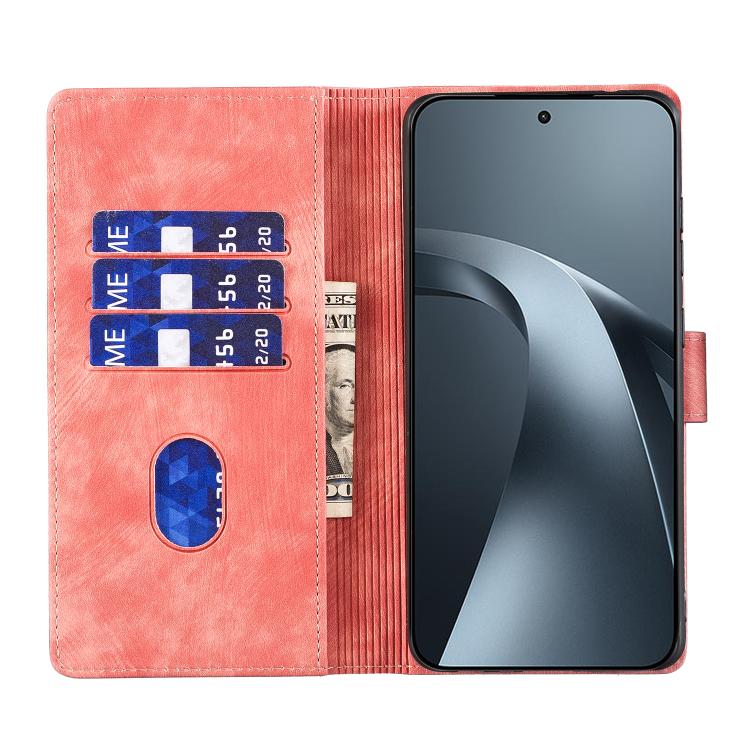 Pen Heart Cat Embossed Leather Phone Case, For Xiaomi 17T Pro 5G, For Xiaomi 17T 5G, For Xiaomi 15T Pro 5G, For Xiaomi 15T 5G, For Xiaomi Poco C75, For Xiaomi 14T Pro, For Xiaomi 14T