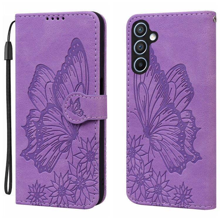 Retro Skin Feel Butterflies Embossing Horizontal Flip Leather Phone Case, For Samsung Galaxy S26+ 5G, For Samsung Galaxy S26 Ultra 5G, For Samsung Galaxy S26 5G, For Samsung Galaxy S25 FE 5G, For Samsung Galaxy S25 5G, For Samsung Galaxy S25+ 5G       ...