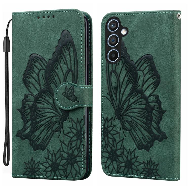 Retro Skin Feel Butterflies Embossing Horizontal Flip Leather Phone Case, For Galaxy S26 FE 5G, For Samsung Galaxy S26+ 5G, For Samsung Galaxy S26 Ultra 5G, For Samsung Galaxy S26 5G, For Samsung Galaxy S25 FE 5G, For Samsung Galaxy S25 5G             ...
