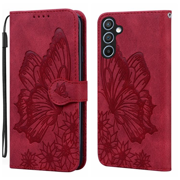 Retro Skin Feel Butterflies Embossing Horizontal Flip Leather Phone Case, For Galaxy S26 FE 5G, For Samsung Galaxy S26+ 5G, For Samsung Galaxy S26 Ultra 5G, For Samsung Galaxy S26 5G, For Samsung Galaxy S25 FE 5G, For Samsung Galaxy S25 5G             ...