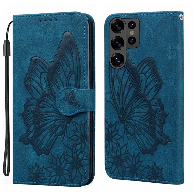 Retro Skin Feel Butterflies Embossing Horizontal Flip Leather Phone Case, For Galaxy S26 FE 5G, For Samsung Galaxy S26+ 5G, For Samsung Galaxy S26 Ultra 5G, For Samsung Galaxy S26 5G, For Samsung Galaxy S25 FE 5G, For Samsung Galaxy S25 5G             ...