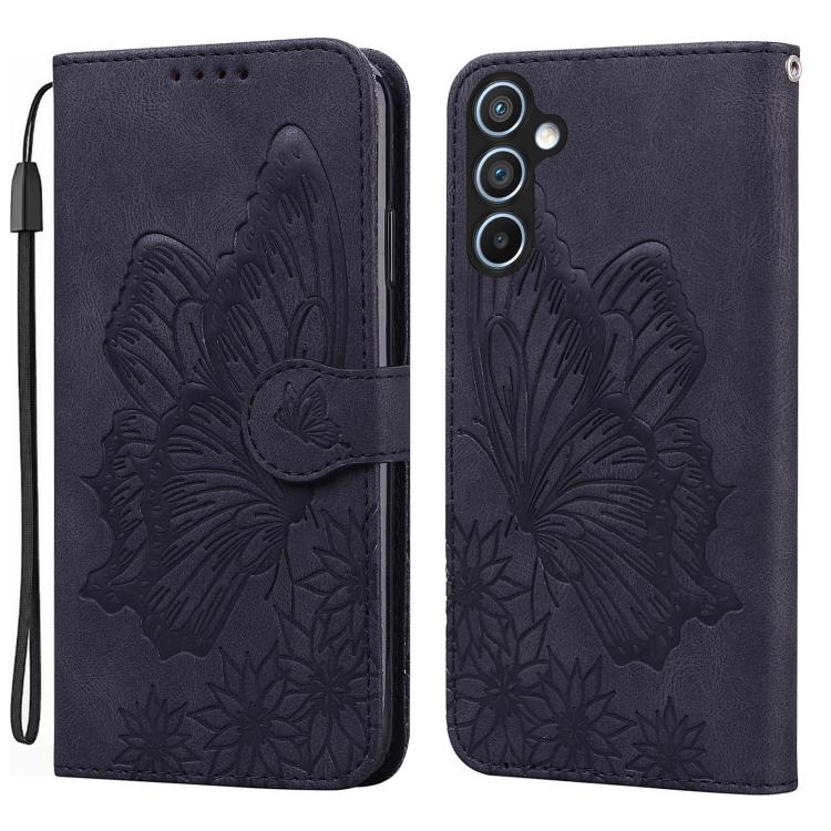 Retro Skin Feel Butterflies Embossing Horizontal Flip Leather Phone Case, For Galaxy S26 FE 5G, For Samsung Galaxy S26+ 5G, For Samsung Galaxy S26 Ultra 5G, For Samsung Galaxy S26 5G, For Samsung Galaxy S25 FE 5G, For Samsung Galaxy S25 5G             ...