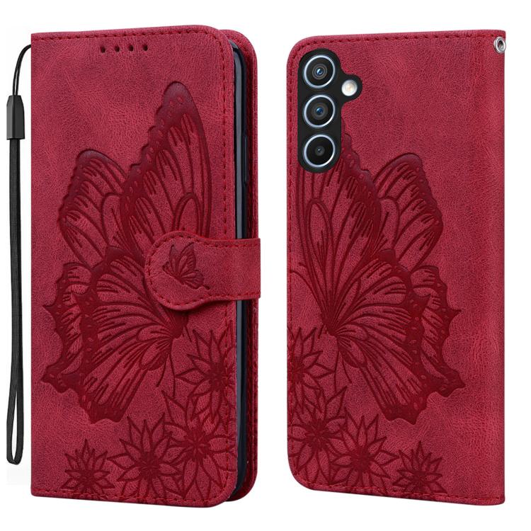 Retro Skin Feel Butterflies Embossing Horizontal Flip Leather Phone Case, For Galaxy S26 FE 5G, For Samsung Galaxy S26+ 5G, For Samsung Galaxy S26 Ultra 5G, For Samsung Galaxy S26 5G, For Samsung Galaxy S25 FE 5G, For Samsung Galaxy S25 5G             ...